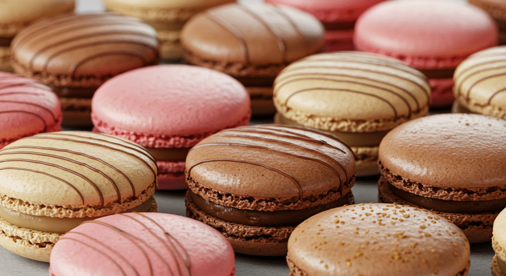 Délices français croquants à l’extérieur, fondants à l’intérieur.