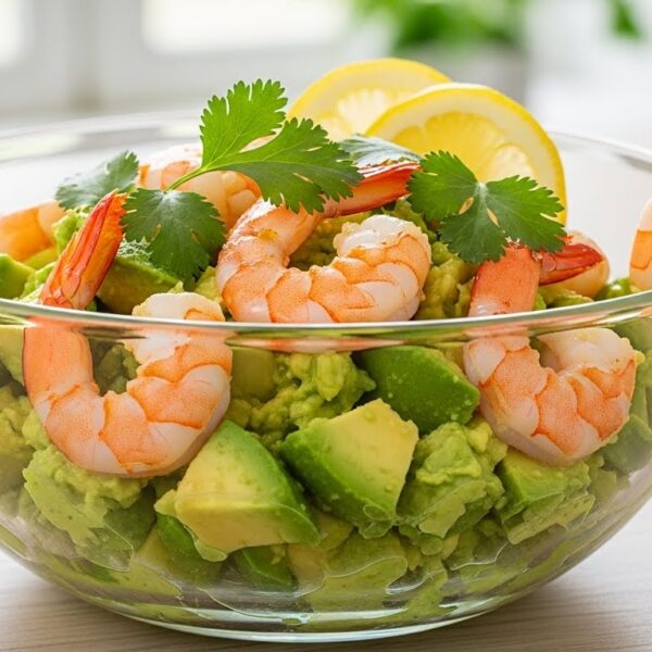 Verrines Avocat & Crevettes